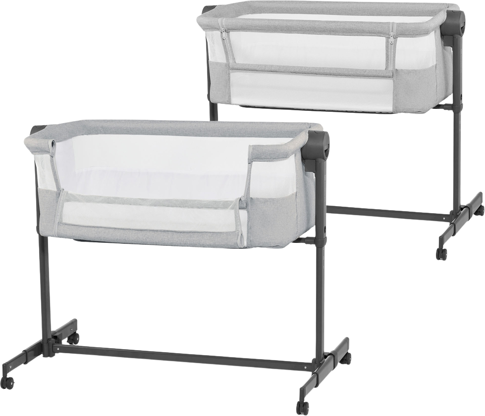 Kinderkraft Postýlka dětská polohovatelná Nestee Up2 Full Light Grey