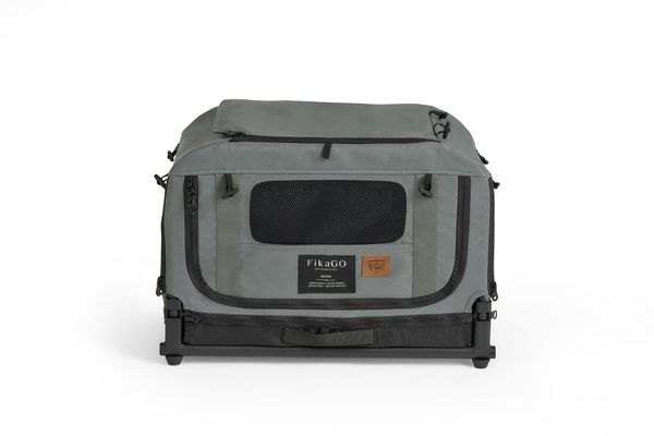 FIKAGO Skládací kennel přepravka Queen XS Green