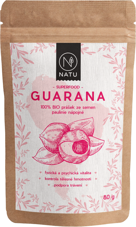 Natu Guarana BIO prášek 80 g