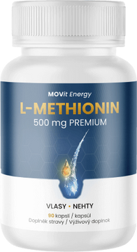 MOVit Energy Methionin 500 mg PREMIUM 90 kapslí