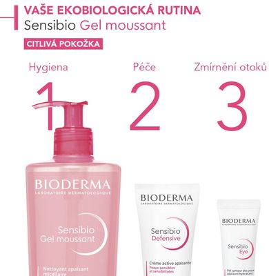 Bioderma Sensibio Gel moussant čistící pěnivý gel 500 ml
