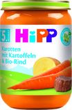 HiPP BIO Mrkev, brambory a hovězí maso 190 g