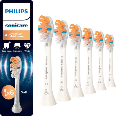 Philips Sonicare Premium All-in-One HX9096/87 White, náh.hlav. 6 ks