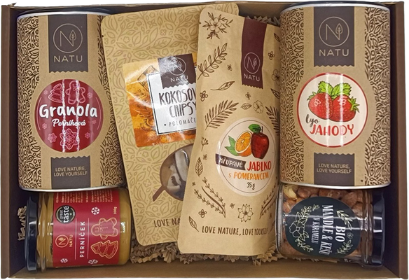 Natu Dárkový box Sladké a veselé