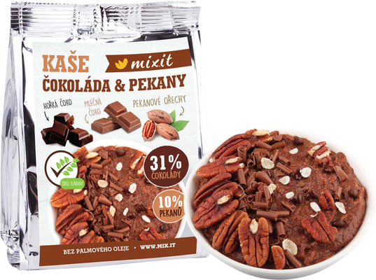 Mixit Čokoládová kaše s pekany do kapsy 60 g