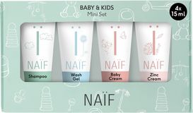 NAÏF Kosmetická cestovní souprava pro děti a miminka 4 x 15 ml
