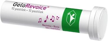 GeloRevoice Do krku bezinka-bez mentolu 10 pastilek