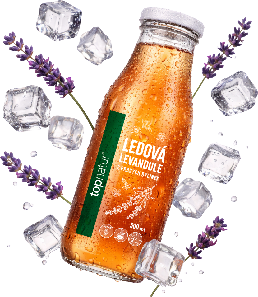Topnatur Ledová levandule - sirup z pravých bylinek 500 ml