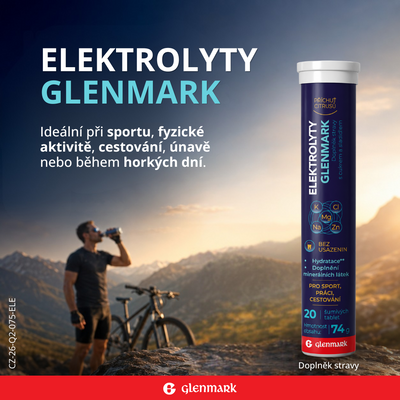 Glenmark Elektrolyty Glenmark příchuť citrusů 20 ks