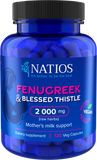 Natios Fenugreek & Blessed Thistle 2000 mg 120 kapslí