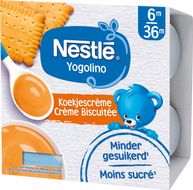 Nestlé Yogolino Mléčný dezert s příchutí sušenek 4 x 100 g