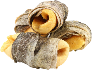 Fish4Dogs Pamlsky pro psy LOVE rybí závitky s jablkem 90 g