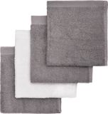 T-Tomi Koupací žínky grey/šedá, 25 x 25 cm, 4 ks