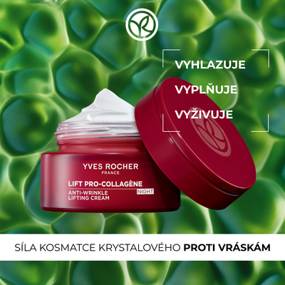 Yves Rocher LIFT PRO-COLLAGÈNE Noční vyhlazující péče proti vráskám 50 ml