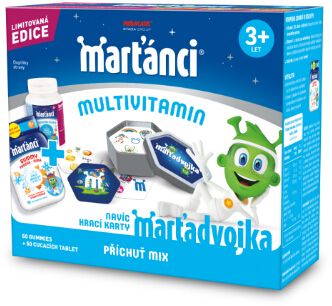 Marťánci Walmark Multivitamin 50+50 tablet + dárek 2 x 50 pastilek