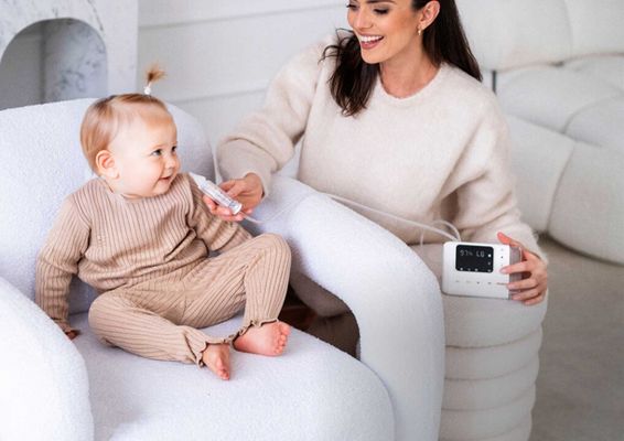 Neno Odsávačka nosních hlenů Nariz bezdrátový s Active AirFlow, UV sterilizací, LED světlem