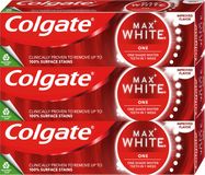 Colgate Max White One Sensational Mint Zubní pasta 3 x 75 ml