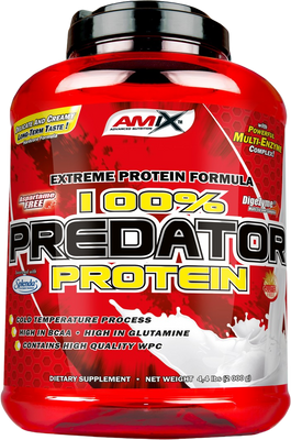 Amix 100% Predator protein, vanilka, 2000 g