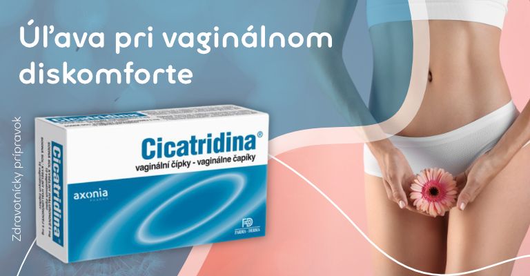 Cicatridina vaginálne čapíky 10x2g