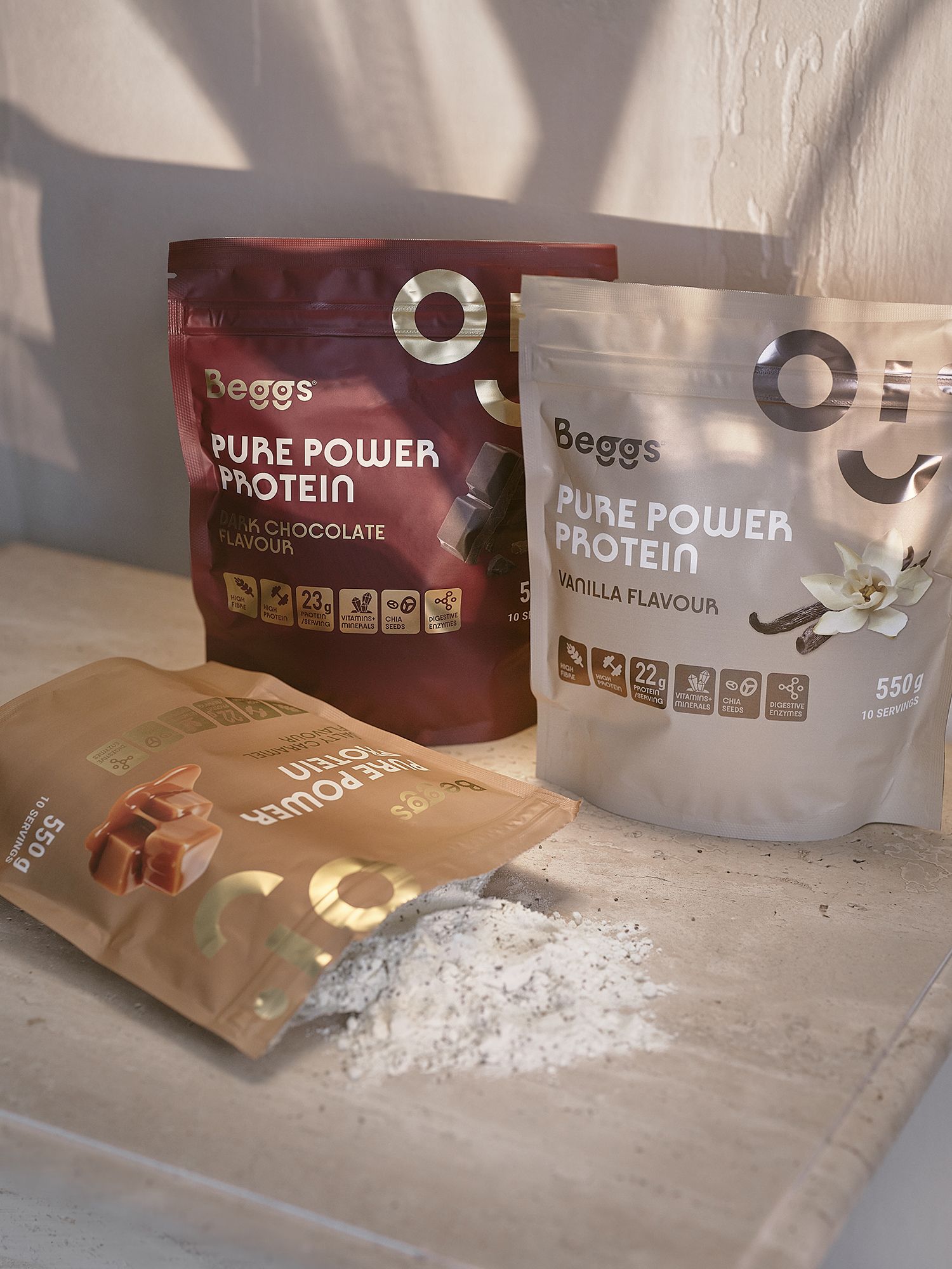 Beggs Pure Power Protein Salty Caramel 55 g