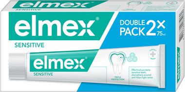 Elmex Sensitive zubní pasta pro citlivé zuby 2 x 75 ml
