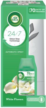 Airwick Automatický difuzér Freshmatic bílý s náplní Bílé květy frézie 250 ml