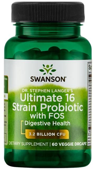 Swanson Ultimate 16 Probiotických kmenů 60 kapslí