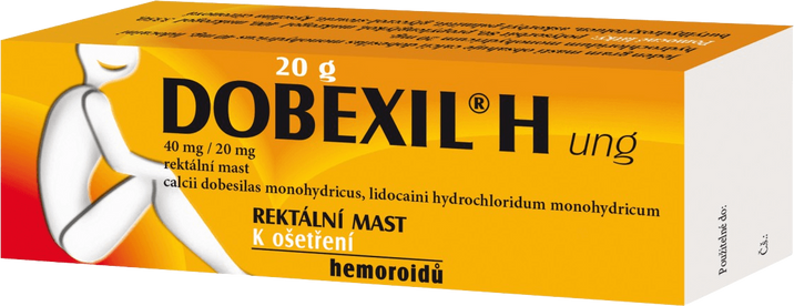 Dobexil H ung 40mg/20mg rektální mast 20 g