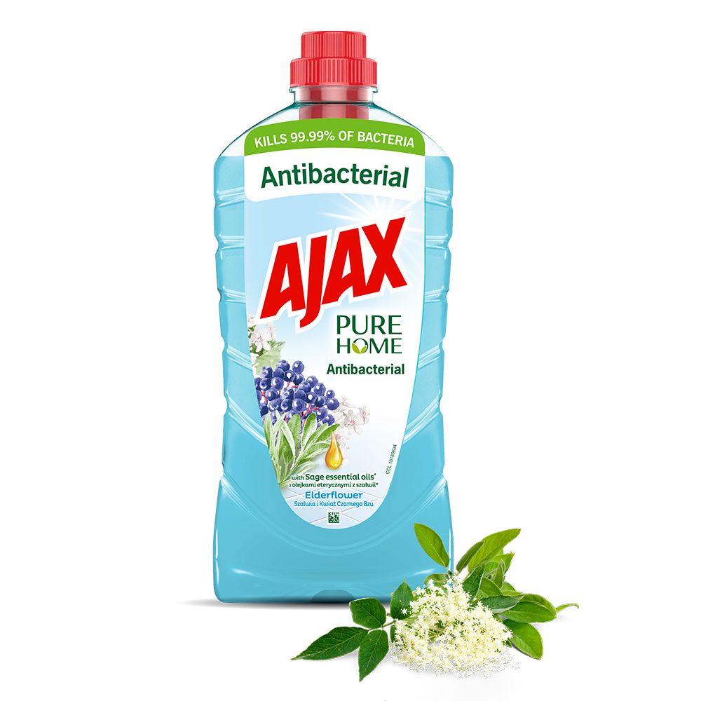 Ajax Pure, tekutý, všestranný, efektivní produkt pro úklid domácnosti