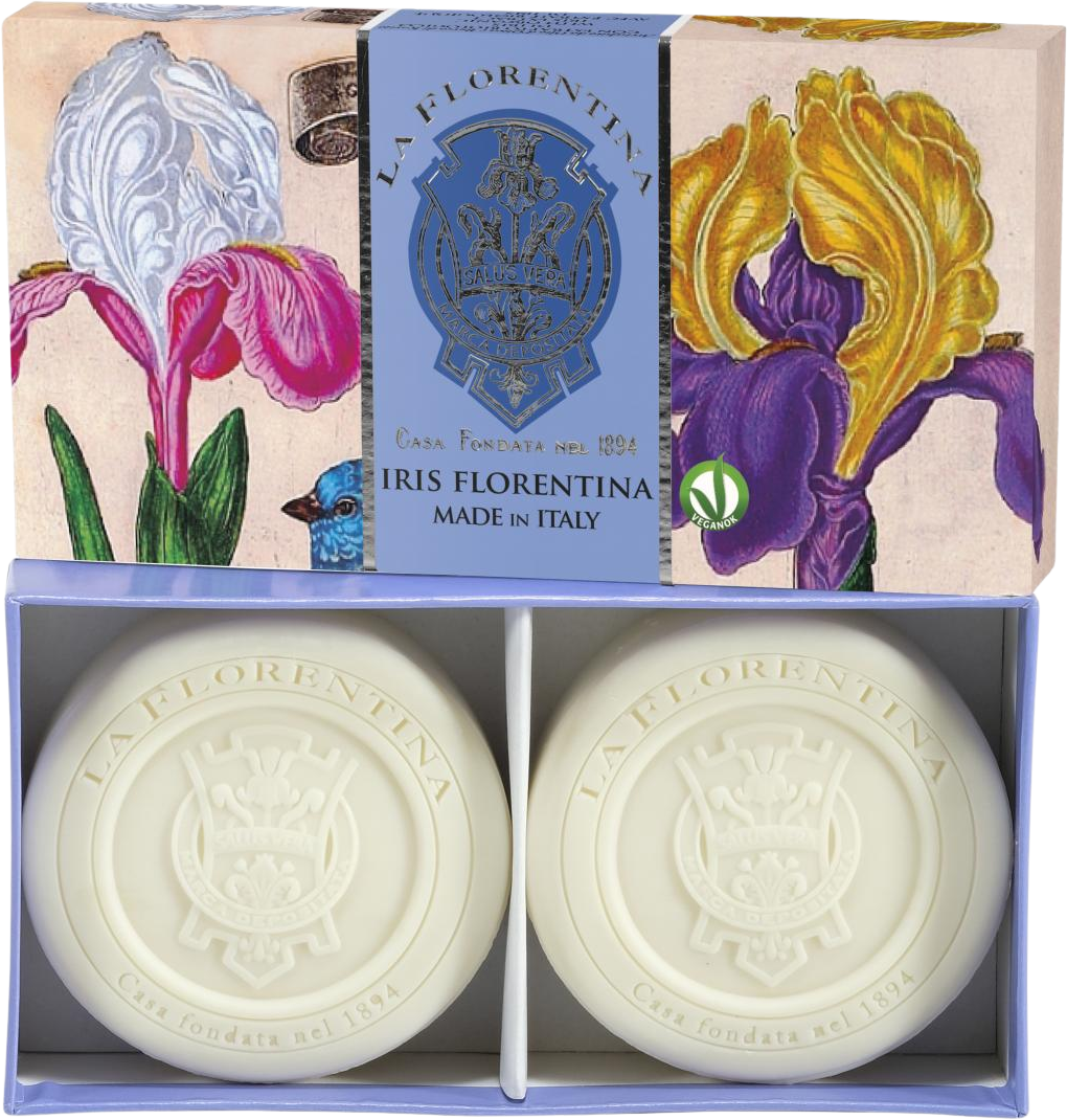 La Florentina Kazeta mýdel Iris Florentina 2 x 115 g