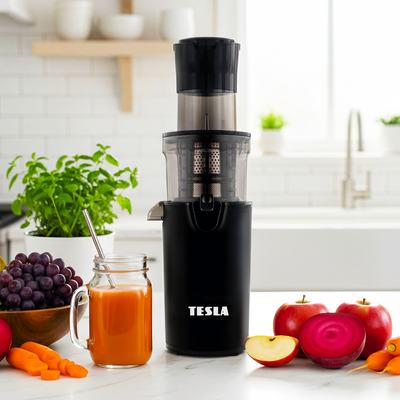 Tesla SlowJuicer SJ500 XL - nízkootáčkový šnekový odšťavňovač
