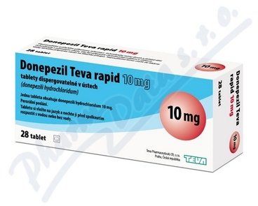 Donepezil Teva Rapid 10mg por.tbl.dis.28x10mg