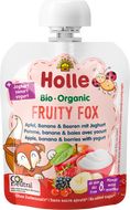 Holle Fruity Fox - bio dětské ovocné pyré s jogurtem 85 g