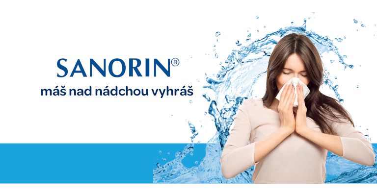 Sanorin® ví, jak S RÝMOU SE PRÁT, Sanorin 0,5 ‰ nosové kvapky 10ml
