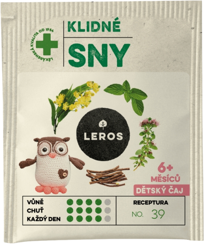 Leros dětský čaj Klidné sny 20 x 1.5 g