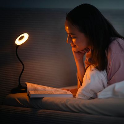 Lunesto LED Lampička na čtení bez modré složky černá