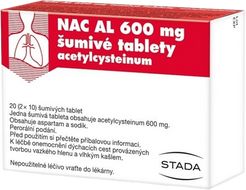 Nac AL 600 mg 20 šumivých tablet