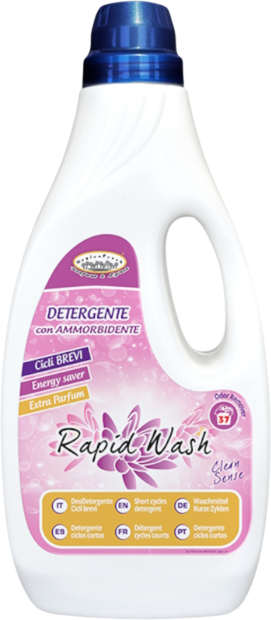 HygienFresh Rapid Wash Clean Sense 4v1 – prací gel na krátké prací cykly s aviváží 1.5 l