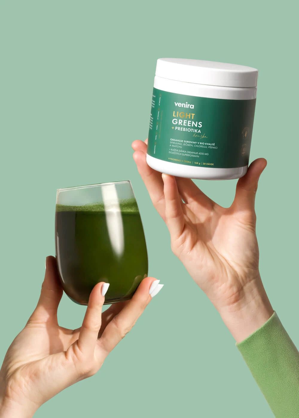Venira Light greens+prebiotika hruška 168 g