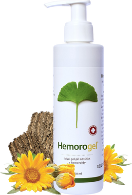 Hemorogel Mycí gel 200 ml