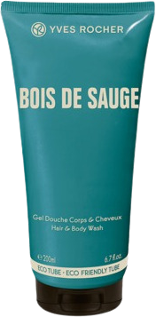 Yves Rocher Sprchový gel na tělo a vlasy Bois De Sauge 200 ml