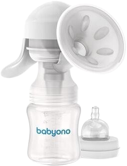 BabyOno Odsávačka mateřského mléka manuální Anatomy 150 ml