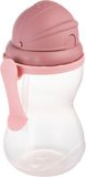 Canpol babies Sportovní lahev se slámkou, růžová 370 ml
