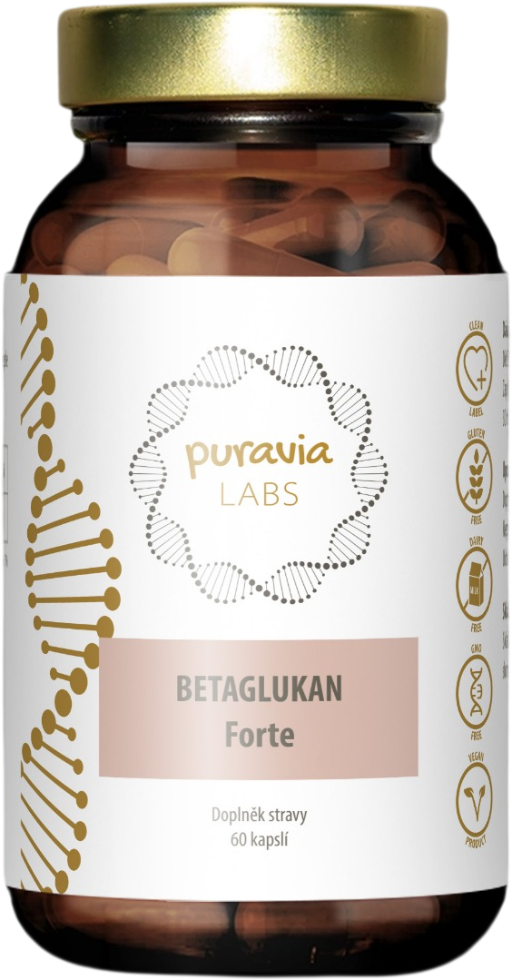 Puravia LABS Betaglukan Forte 60 kapslí