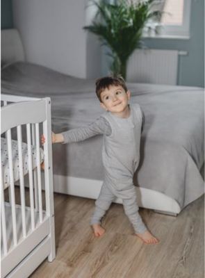 Sleepee Oboustranný spací pytel s nohavicemi Melange Grey M 1 ks