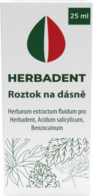 Herbadent Masážní roztok 25 ml