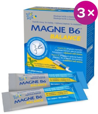 Magne B6 ® Balance Triopack 60 sáčků 3 x 20 ks