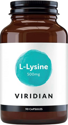 Viridian L-Lysine 90 kapslí