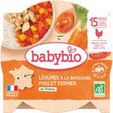 Babybio Menu zelenina s kuřecím masem a rýží 260 g