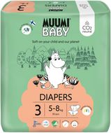 Muumi Baby 3 Midi 5–8 kg eko pleny 50 ks